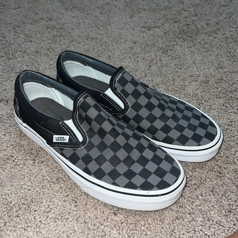checkered vans